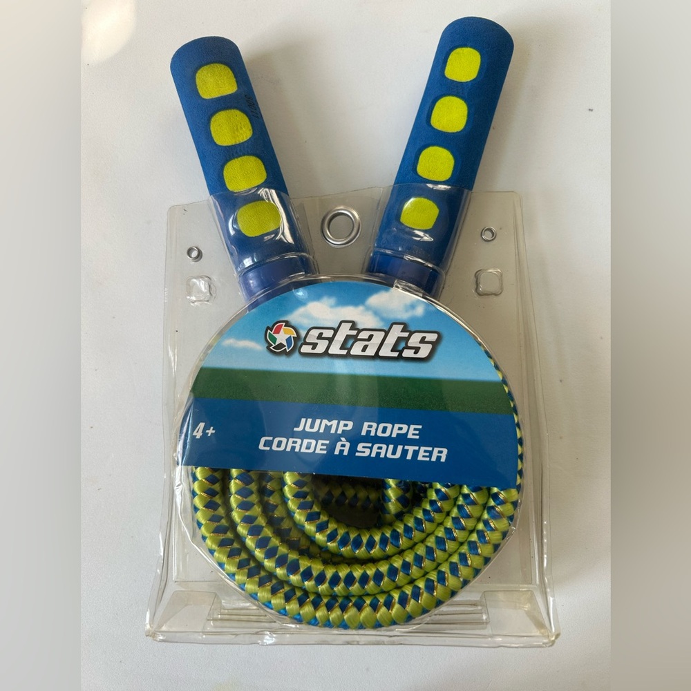 Toys R Us Stats Jump Rope Corde A Sauter Blue and Yellow 4+